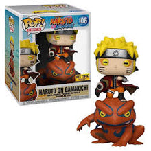 Funko Pop Naruto Shippuden Naruto on Gamakichi Hot topic Exclusive