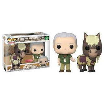 Funko Pop! Television Parks And Recreation Li’l Sebastian & Jerry Harvest Festival (2 Pack)