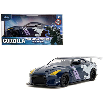 Jada Toys Godzilla 2009 Nissan GT-R (R35) Ben Sopra Die-Cast