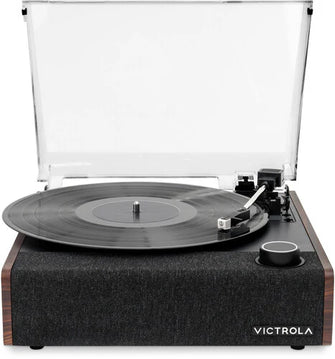 Victrola VTA-74-ESP Eastwood II Turntable - Dual Bluetooth - 3 Speed - Built-in Speaker (Espresso)