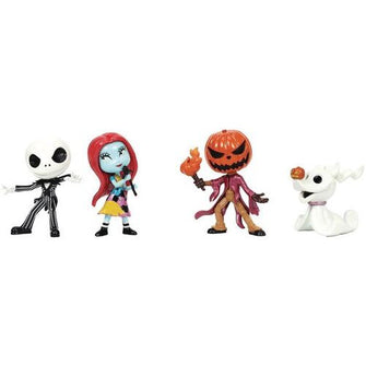 Jada Toys:  2.5 Disney Nightmare Before Christmas 4-Pack (Jack, Sally, Zero, Pumpkin Jack)