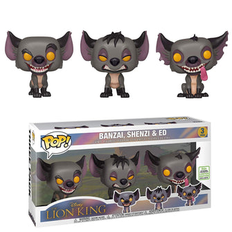 Funko POP! Movies The Lion King Banzai, Shenzi, & Ed (2019 Spring Convention Limited Edition Exclusive) (3 Set)