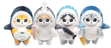 Mofusand Shark Costume with mini fishing mascot Plushes