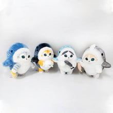 Mofusand Shark Costume with mini fishing mascot Plushes