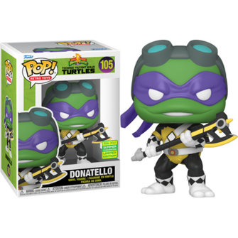 Funko Retro Toys Mighty Morphin Power Rangers Teenage Mutant Ninja Turtles Donatello(Funko 2022 Summer Convention Limited Edition)