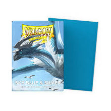 Dragon Shield Sky blue and Silver Duel sleeves