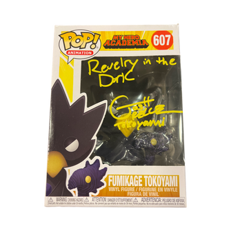 Funko Pop! My Hero Academia Fumikage Tokoyami (Autographed by Jessie Grelle + Authenticated)