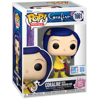 Funko POP! Movies Coraline, Coraline with Dowsing Rod (2024 Fall Convention Limited Edition)