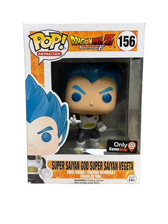 Funko POP! Animation Dragonballz ResurrectionF Super Saiyan God Super Saiyan Vegeta (Only at GameStop)