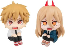 Bandai Megahouse Chainsaw Man Denji and Power Look Up Figure Set (Includes Pins and Cushions)