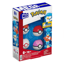 MEGA Pokémon 4 Pokémon Water-type Trainer Team (Mattel)