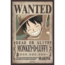 One Piece - Monkey D. Luffy Wanted Dead or Alive Manga
