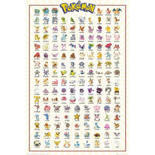 Pokemon Kanto 151 Anime Poster Size 24X36