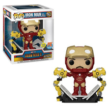 Funko Marvel Deluxe Iron Man (with Gantry) Iron Man 2 (Glow in the Dark) (PX Previews Exclusive)