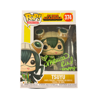 Funko Pop! My Hero Academia Tsuyu (Autographed by Monica Rial + Authenticated)