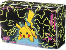 Pokémon TCG: Pokémon Center Exclusive Ultra-Pro Pikachu Neon Charge Double Deck Box