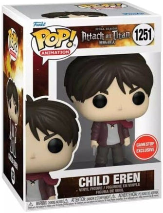 Funko Pop! Animation Attack on Titan Child Eren (Gamestop Exclusive)