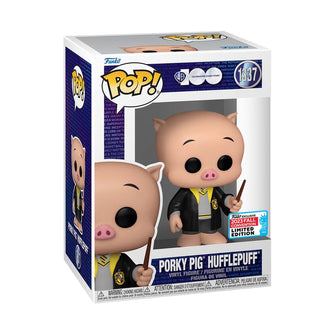 Funko POP! WB100 Porky Pig Hufflepuff (2023 Fall Convention Limited Edition)