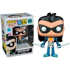 Funko Pop! Television Teen Titans Go Robin With Baby (Hot Topic Exclusive)