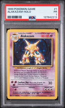 Graded Pokémon - PSA 1 - Base Set (BS) - Alakazam 1/102