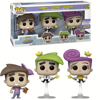 Funko TV Timmy / Cosmo / Wanda The Fairly Oddparents (2023 Summer Convention Limited Edition)