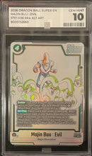 Graded Dragon Ball Super: Fusion World - MAS 10 - Story Booster 01 (ST01) - Majin Buu : Evil (Alternate Art) ST01-036