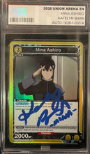 SIGNED Trading Card - Union Arena - Kaiju No. 8 (UE12BT) - Mina Ashiro UE12BT-KJ8-1-003