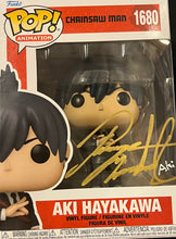 SIGNED Funko POP! Animation Chainsaw Man Aki Hayakawa