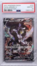 Graded Pokémon - PSA 10 - Battle Styles (SWSH05) - Single Strike Urshifu V (Alternate Full Art) 151/163