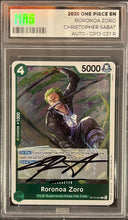 SIGNED Trading Card - One Piece Trading Card Game - Carrying On His Will (OP13) - Roronoa Zoro OP13-037
