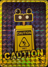Five Nights at Freddy’s Trading Stickers - Wet Floor Bot Caution