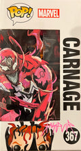 Custom Art Funko POP! Marvel Venom Carnage [Art By Kaspvr]
