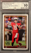 Graded Topps - MAS 10 - 2026 Topps Flagship - Carson Beck Rookie Card (Insert Card) 91 TR-5 1991