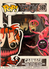 Custom Art Funko POP! Marvel Venom Carnage [Art By Kaspvr]