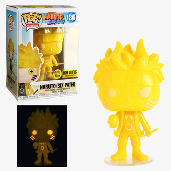 Funko Anime Naruto Shippuden Naruto Six Paths (Glow in The Dark)(Hot Topic Exclusive)