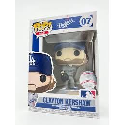 Funko Pop! MLB Dodgers Clayton Kershaw(MLB authentication sticker)