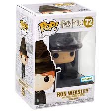 Funko Pop! Harry potter Ron Weasley ( With Sorting Hat Barns And Nobel Exclusive)