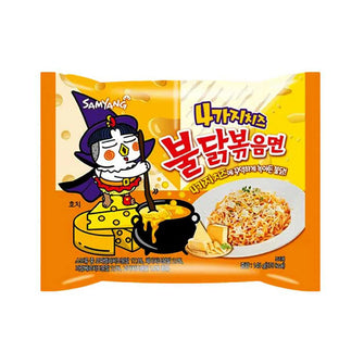 Buldak Spicy Ramen Artificial Chicken Flavor Quattro Cheese (Singles)