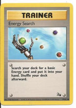 Pokémon - Fossil (FO) - Energy Search 59/62