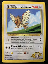 Pokémon - Gym Heroes (G1) - Lt. Surge’s Spearow 83/132