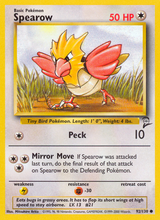 Pokémon - Base Set 2 (BS2) - Spearow 92/130