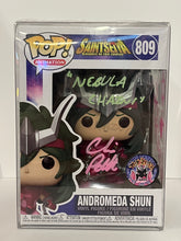 SIGNED with Quote and Doodle Funko POP! Animation Saintseina Knights of the Zodiac Andromeda Shun [Toy-Zilla Certified Limited Signed 19/20]