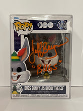 SIGNED Funko POP! Warner Brothers 100 Celebrating Every Story Bugs Bunny as Buddy the Elf