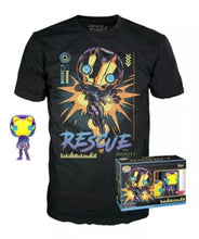 Funko POP! Tees Marvel Avengers Endgame Rescue (Blacklight) [Target Exclusive]