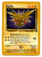 Pokémon - Fossil (FO) - Zapdos 30/62