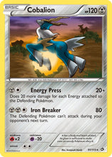 Pokémon - Legendary Treasures (LTR) - Cobalion [Holo] 91/113