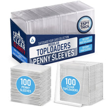 Invested Alliance Regular Top loaders &  Penny Sleeves Combo Box (100 Sleeves + 100 Top Loaders)