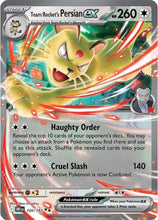 Pokémon - Destined Rivals (DRI) - Team Rocket’s Persian ex 150/182