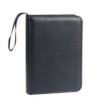 Black 4-Pocket Card Binder with Rings