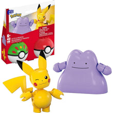 MEGA Pokémon Building Toys Set, Poké Ball 2-Pack, Pikachu & Ditto